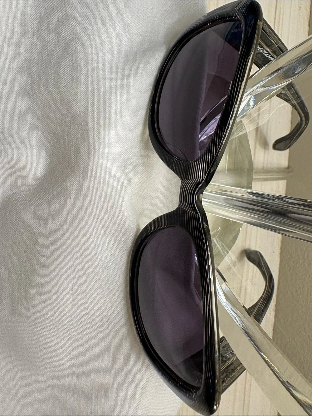 Longchamp Black Women's Cat-Eye Sunglasses
